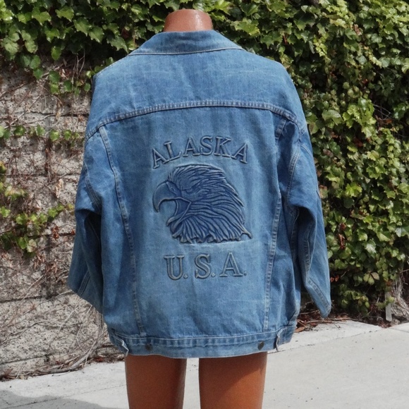 Vintage Other - VTG  Denim Alaska Jacket